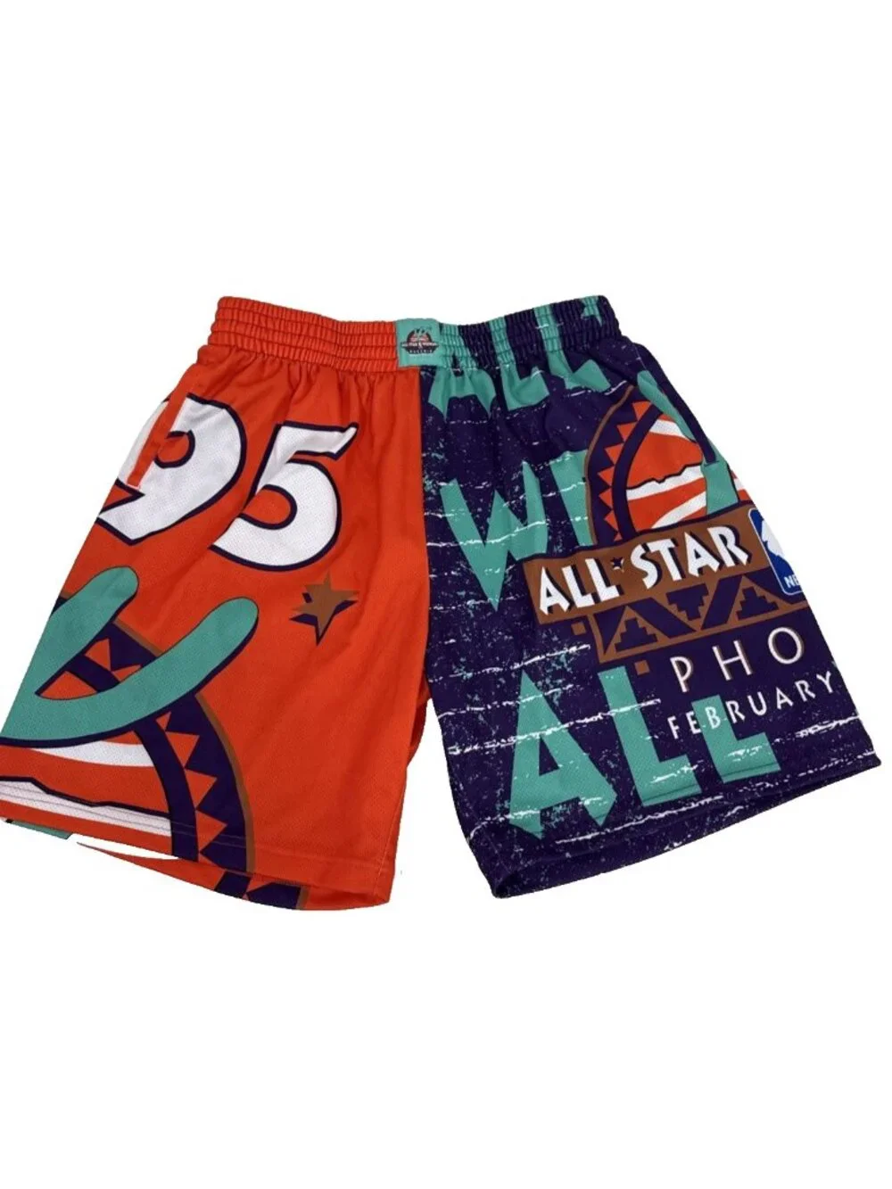 Mitchell & Ness Jumbotron 3.0 Sublimated Shorts All Star Weekend Phoenix 1995 XL